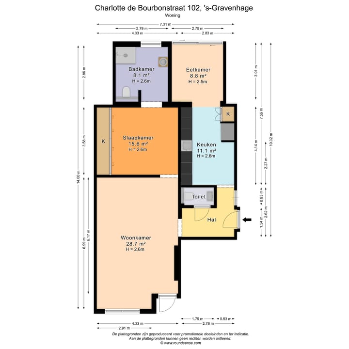 Foto 27 van Charlotte de Bourbonstraat 102
