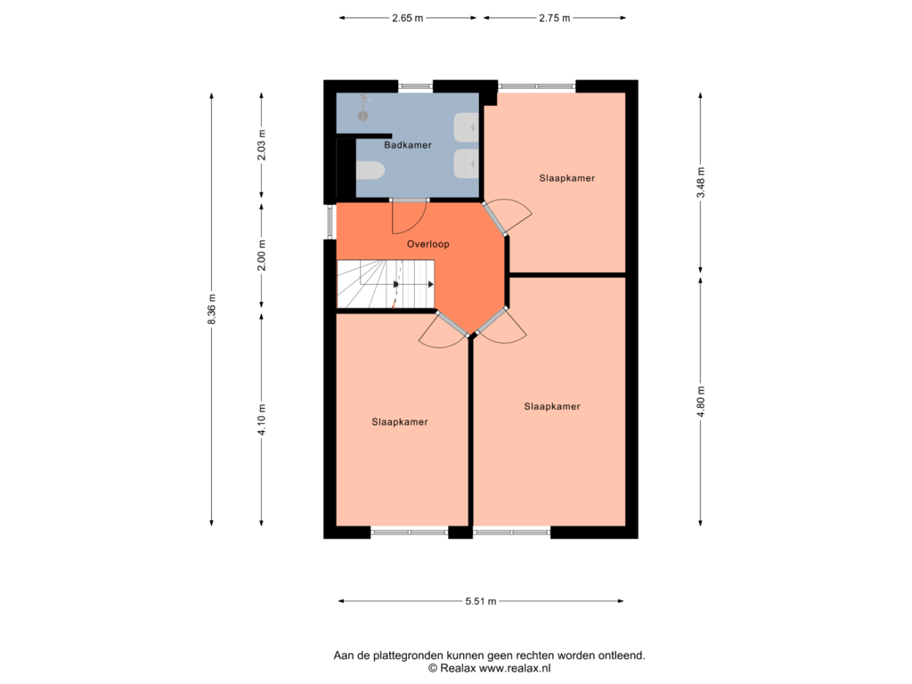 Bekijk plattegrond van Verdieping 1 van Sleutelbloem 62