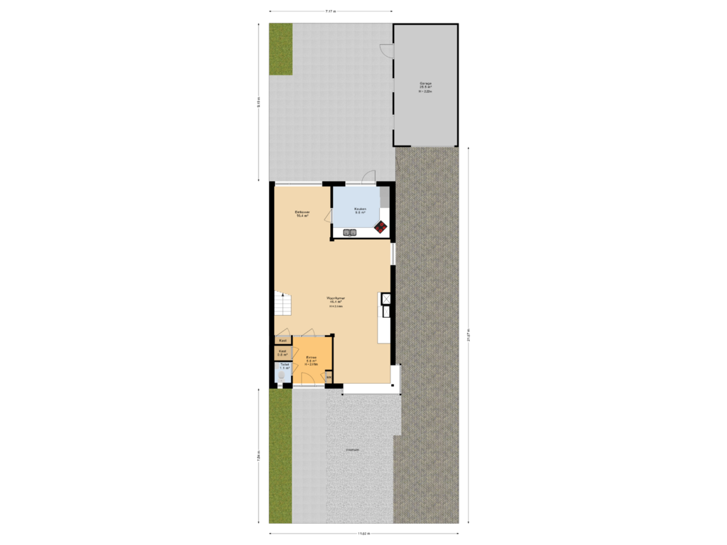 Bekijk plattegrond van Situatie van Jan de Wittstraat 15