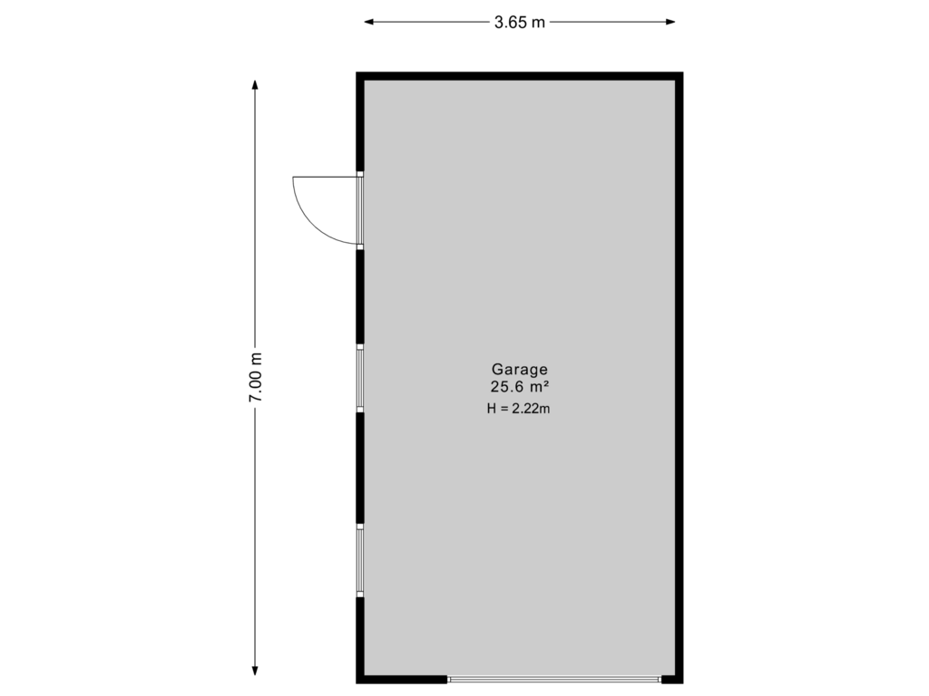 Bekijk plattegrond van Garage van Jan de Wittstraat 15