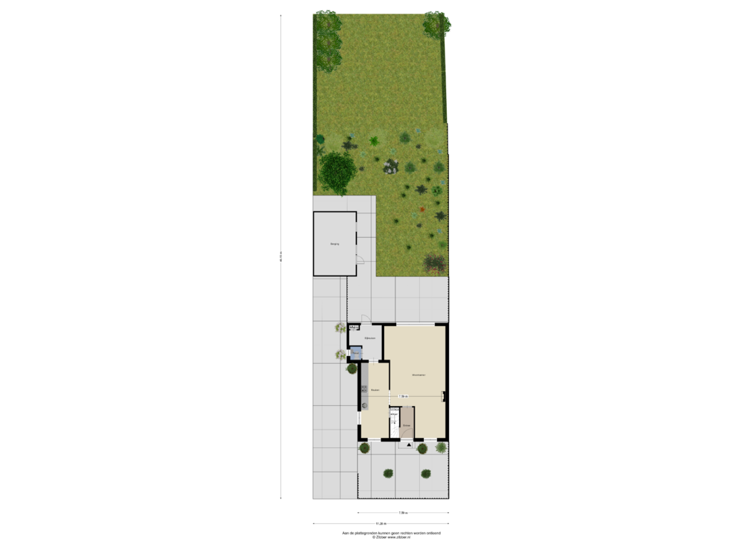 Bekijk plattegrond van Begane grond_ Tuin van Vliertwijksestraat 23