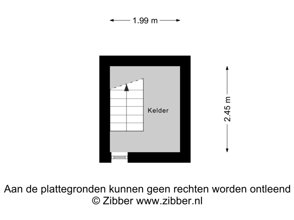 Bekijk plattegrond van Kelder van Vliertwijksestraat 23