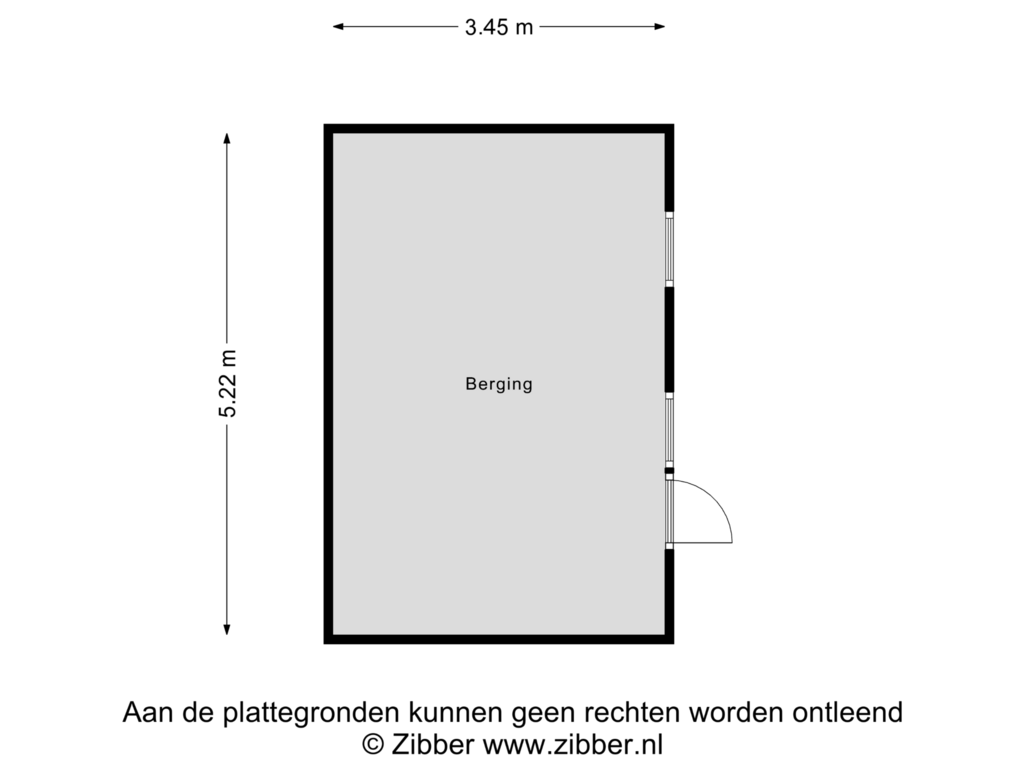 Bekijk plattegrond van Berging van Vliertwijksestraat 23