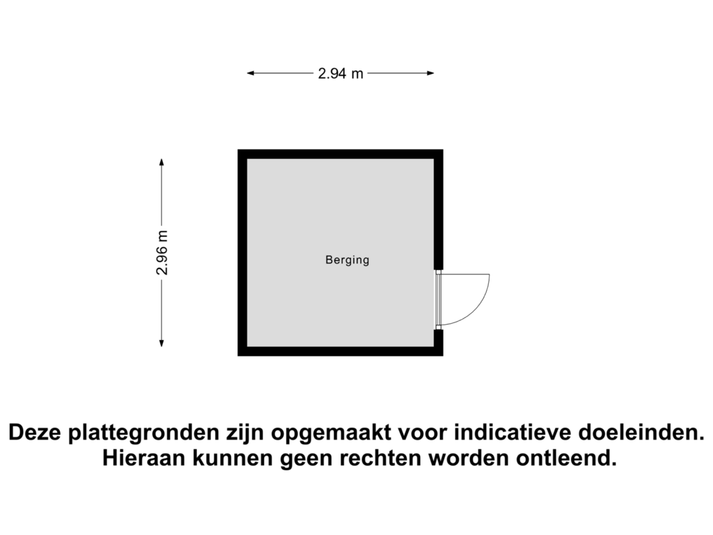 Bekijk plattegrond van Berging van Lorentzstraat 8