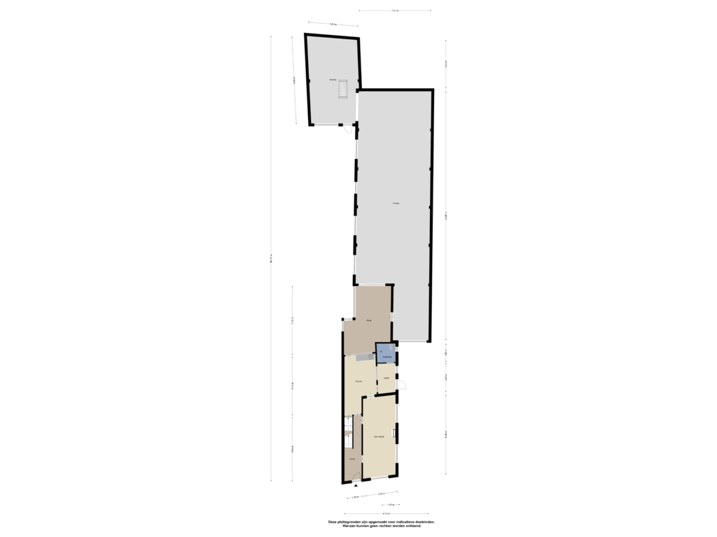 Bekijk plattegrond van Begane Grond van Boschdijk 215