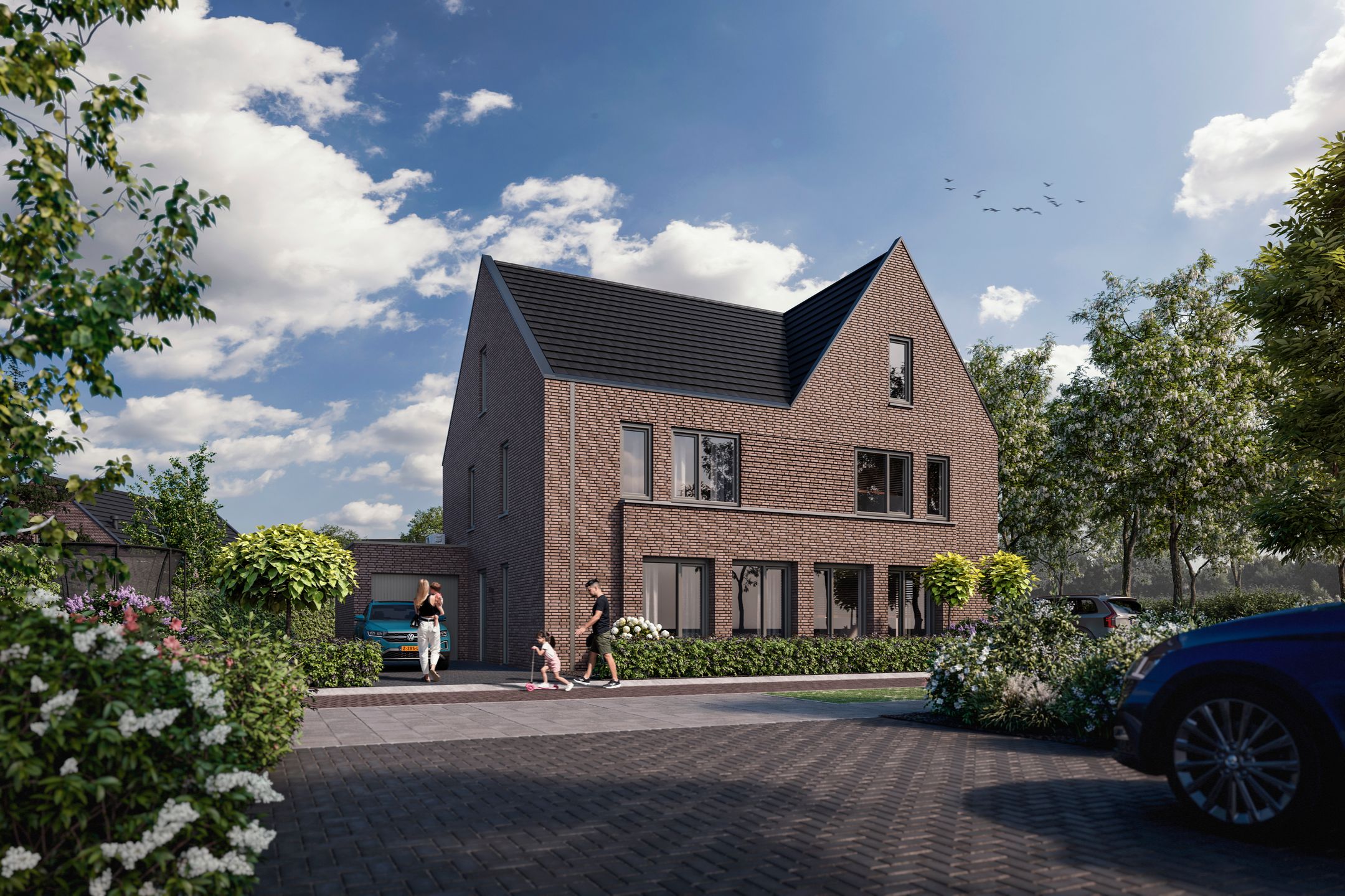 Erve Berchus - Twee-onder-een-kapwoning (Bouwnr. 25), Hengelo (OV), 7555DL, Overijssel, Nederland