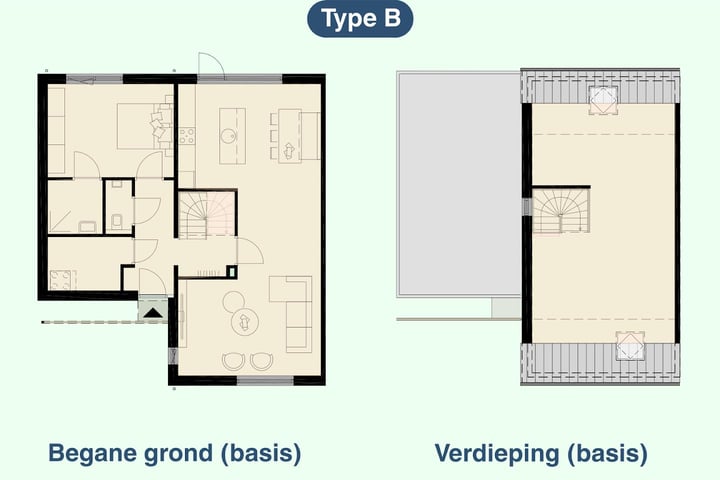 Bekijk foto 2 van Twee-onder-één kap/vrijstaand gesschakeld (Bouwnr. 5)