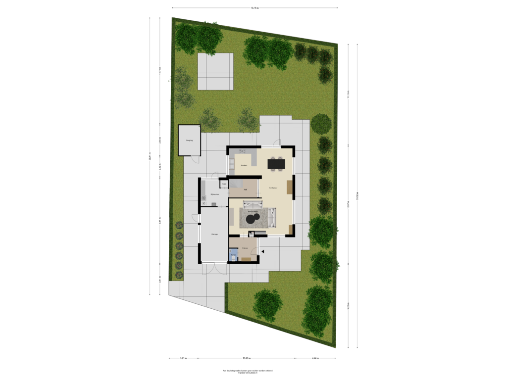 Bekijk plattegrond van Begane Grond-Tuin van De Vinkenslag 15