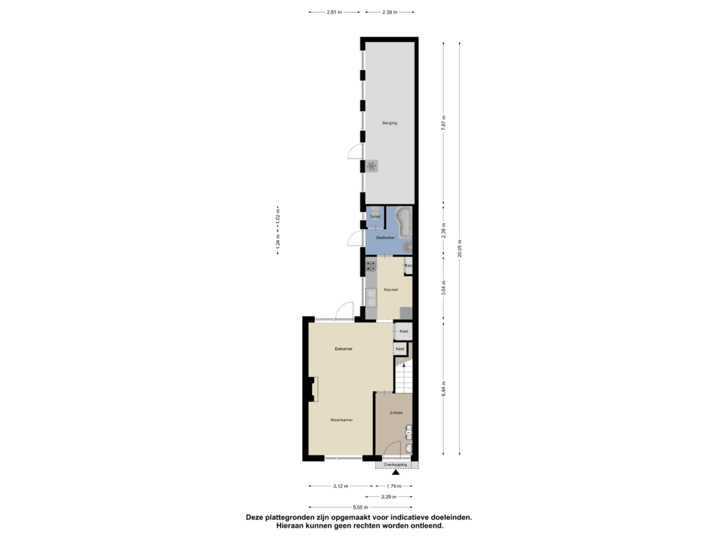 Bekijk plattegrond van Begane Grond van Opwettenseweg 181