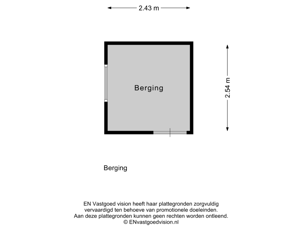 Bekijk plattegrond van Berging van Weegbree 6