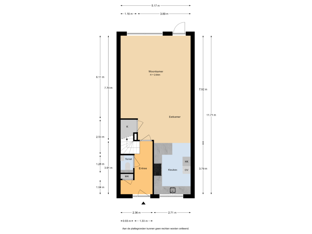 Bekijk plattegrond van Begane Grond van Londrinadreef 52