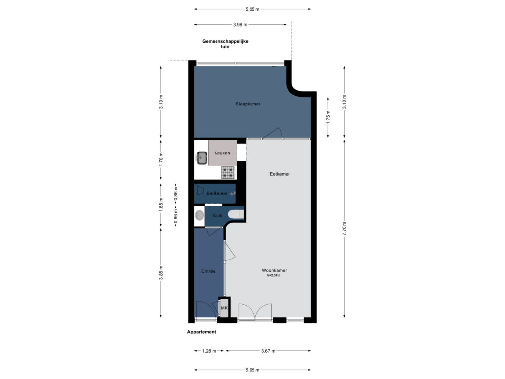 Bekijk plattegrond van First floor van Brouwersgracht 643