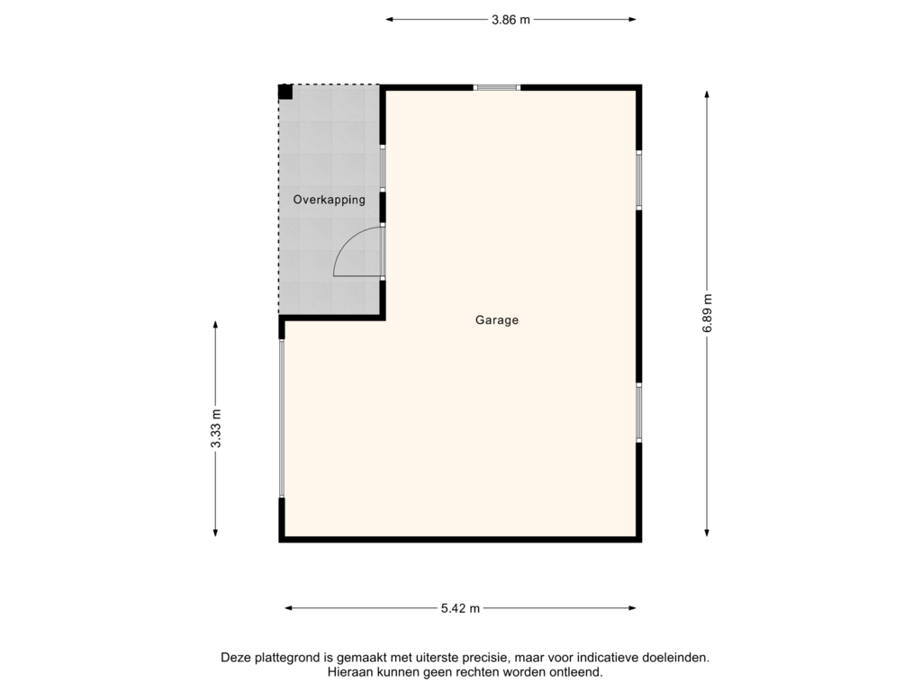 Bekijk plattegrond van Garage van Smidstraat 13