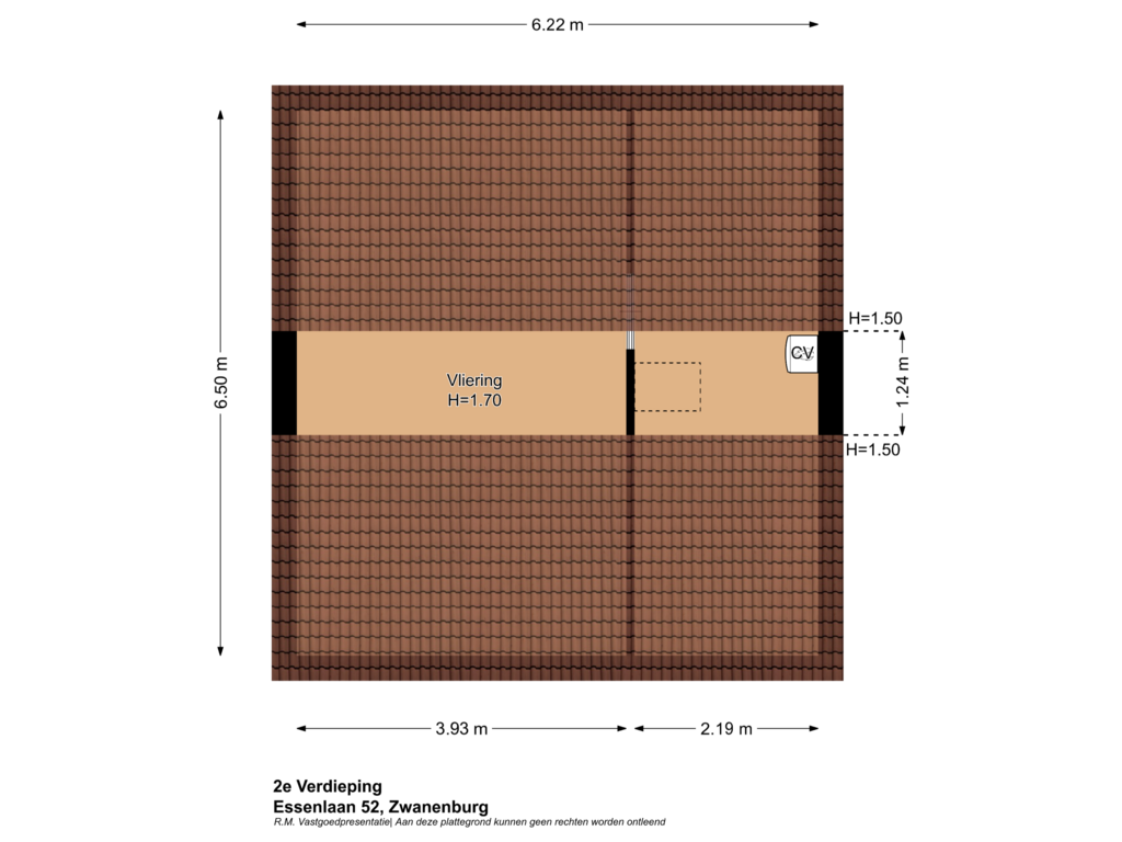 View floorplan of 2e Verdieping of Essenlaan 52