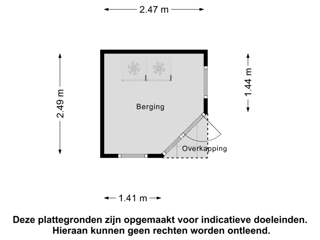 Bekijk plattegrond van Berging van Leibeek 16