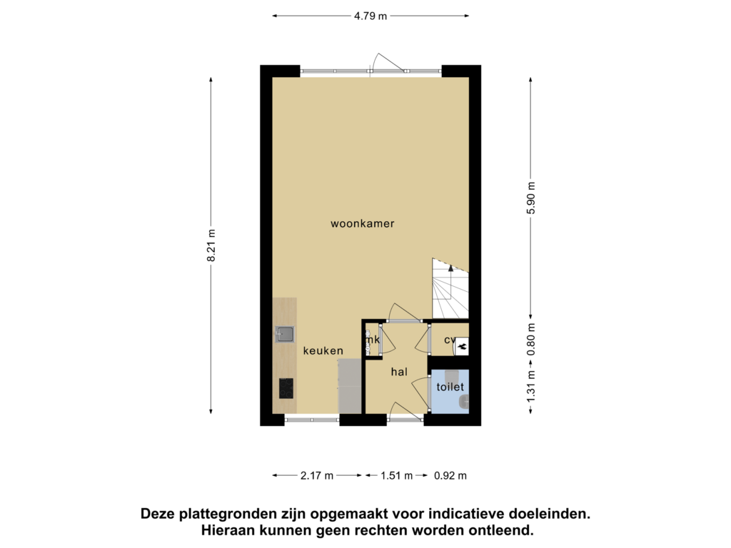 View floorplan of Begane grond of Langveld 5