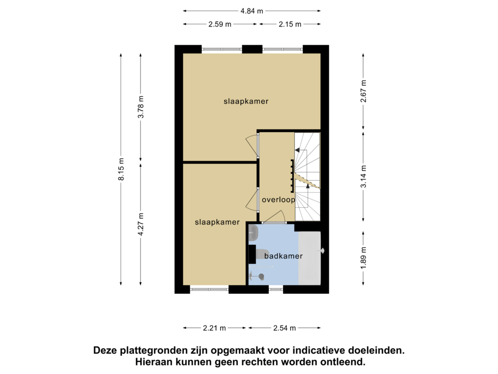 View floorplan of 1e Verdieping of Langveld 5