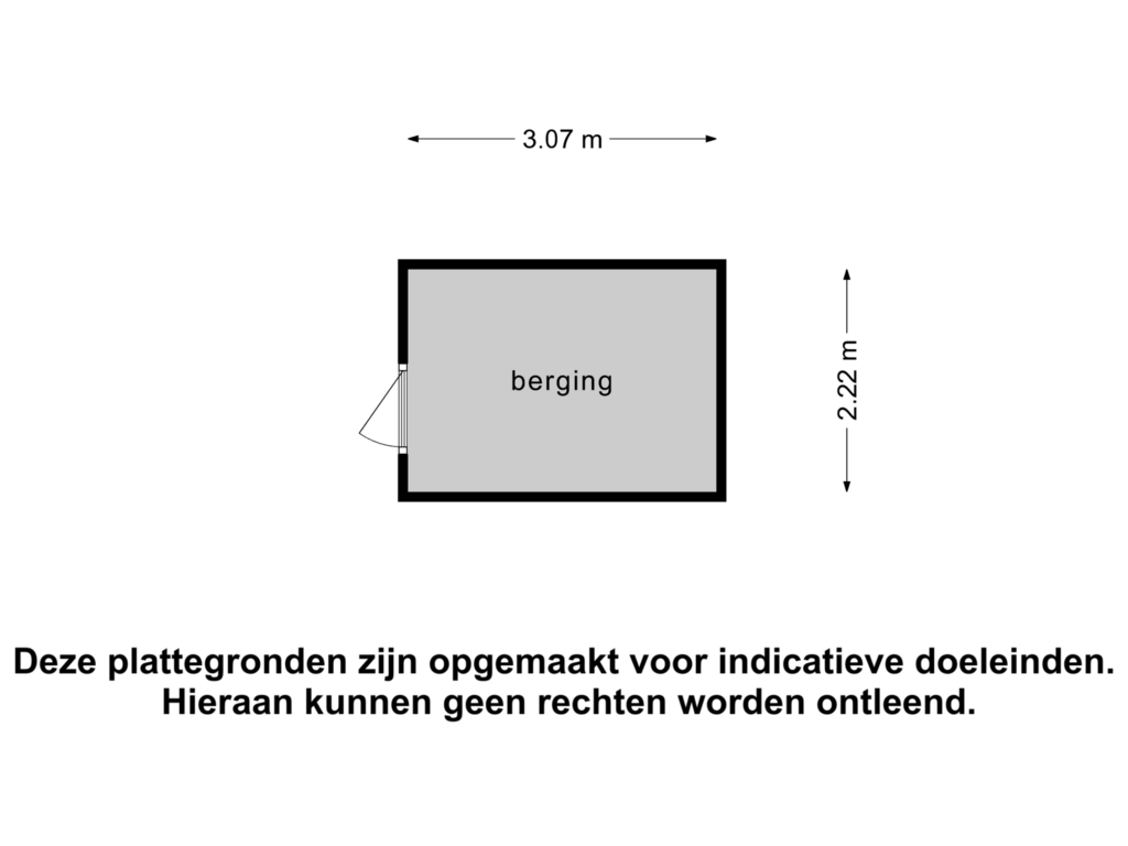 View floorplan of Berging of Langveld 5