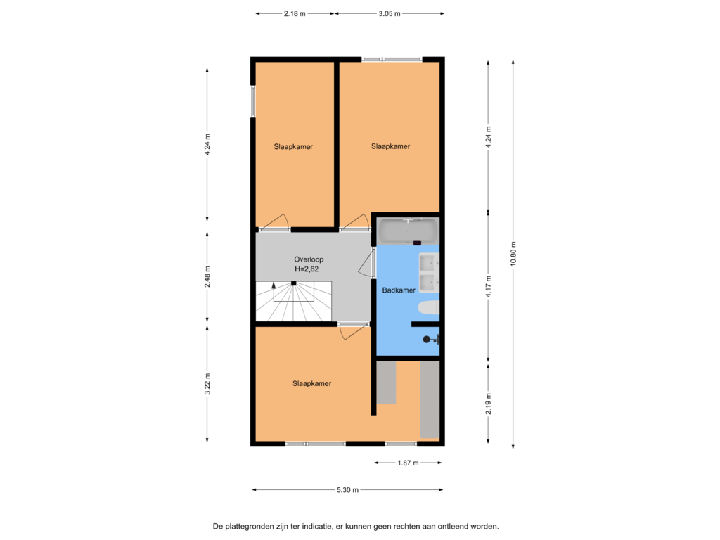 View floorplan of Floor 1 of Markiezaathof 18