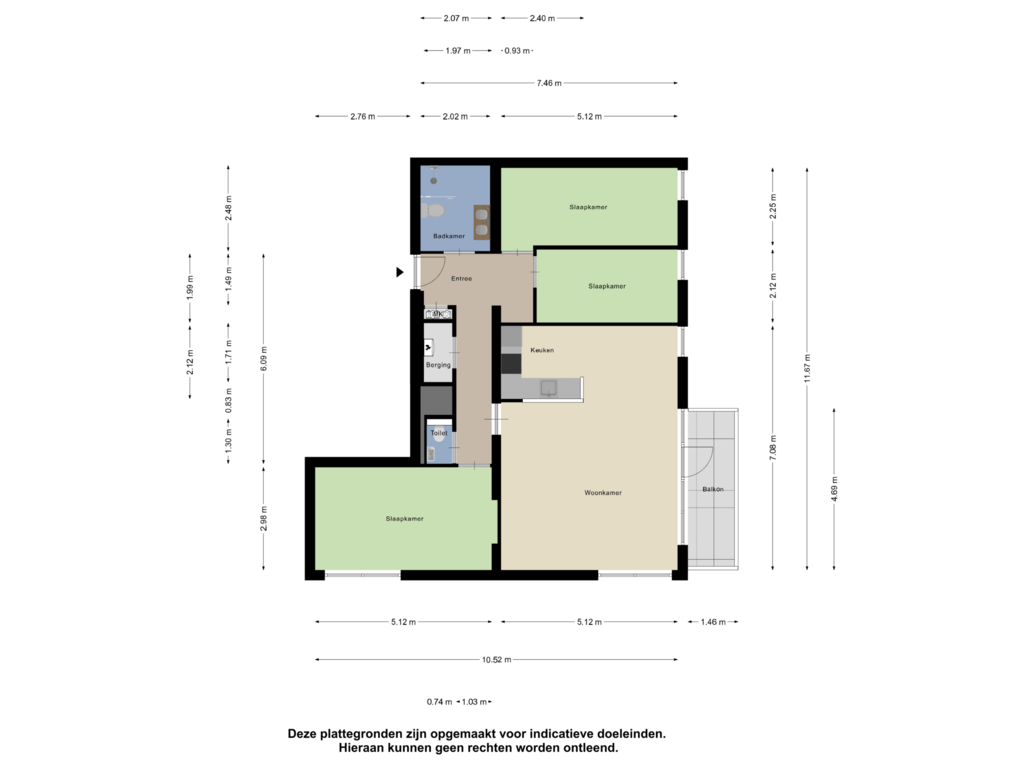 Bekijk plattegrond van Appartement van Fijnjekade 212