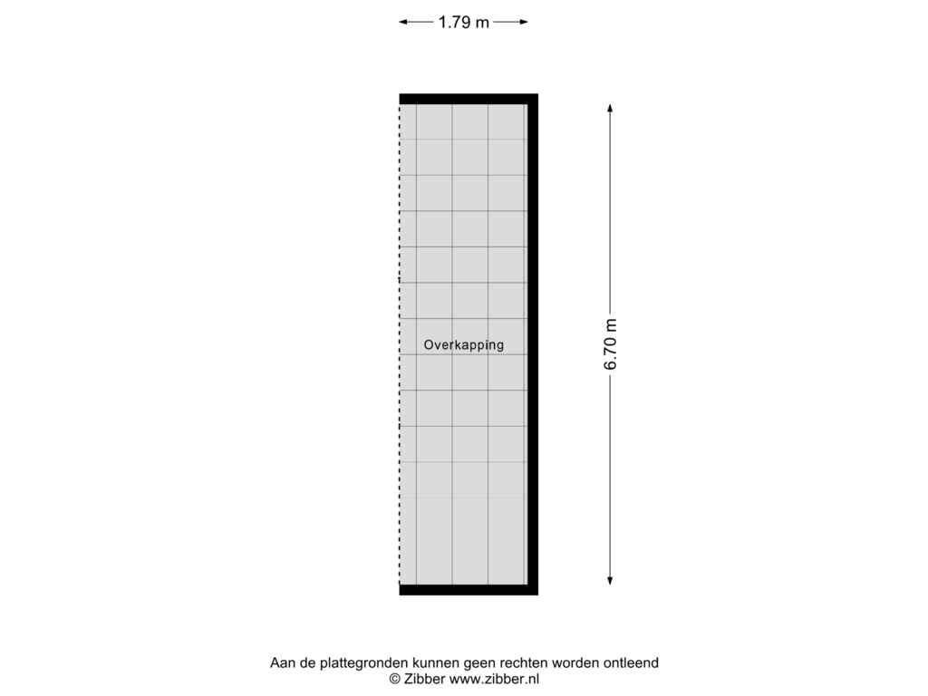 View floorplan of Overkapping of Padje 1