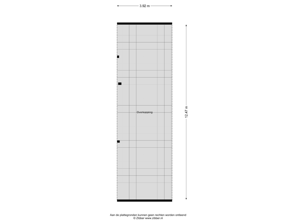 View floorplan of Overkapping 2 of Padje 1