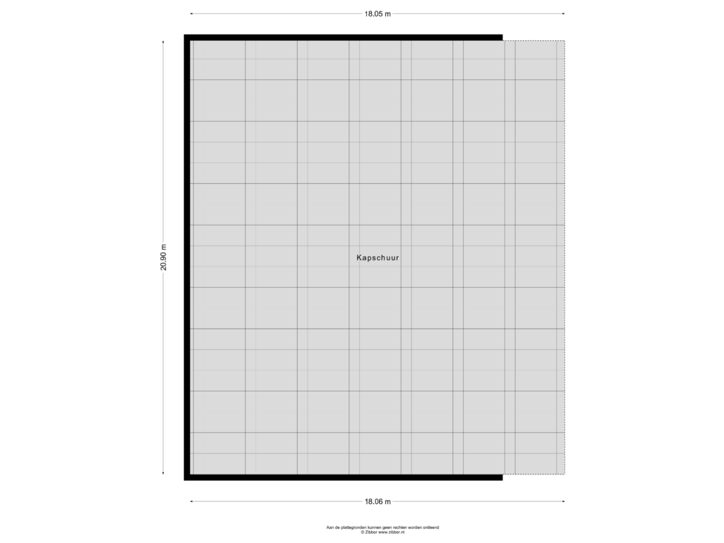 View floorplan of Kapschuur of Padje 1