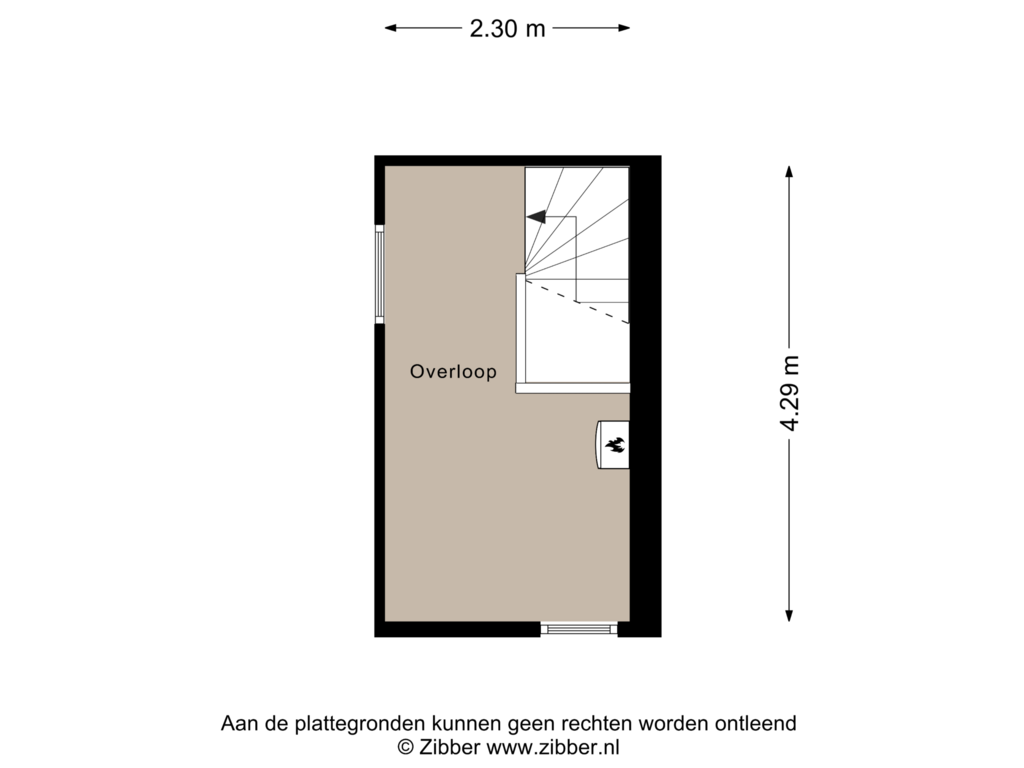 View floorplan of Tweede Verdieping of Op den Hamel 5