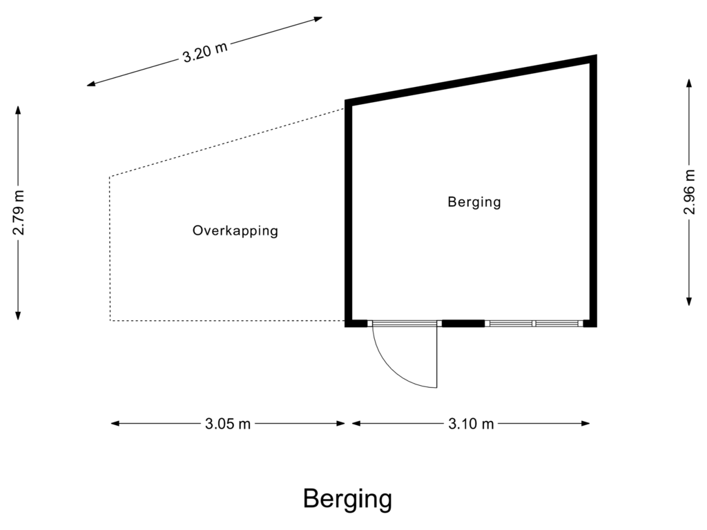 Bekijk plattegrond van Berging van Slijperij 5