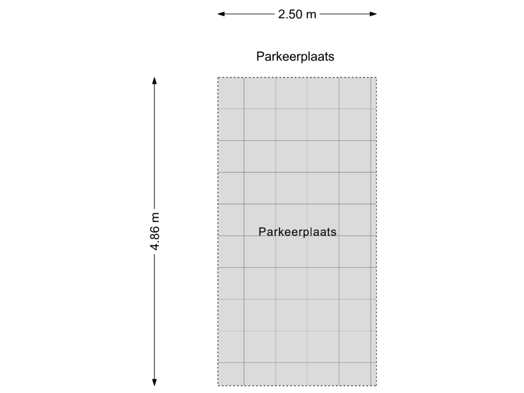 Bekijk plattegrond van Parkeerplaats van Merellaan 1351