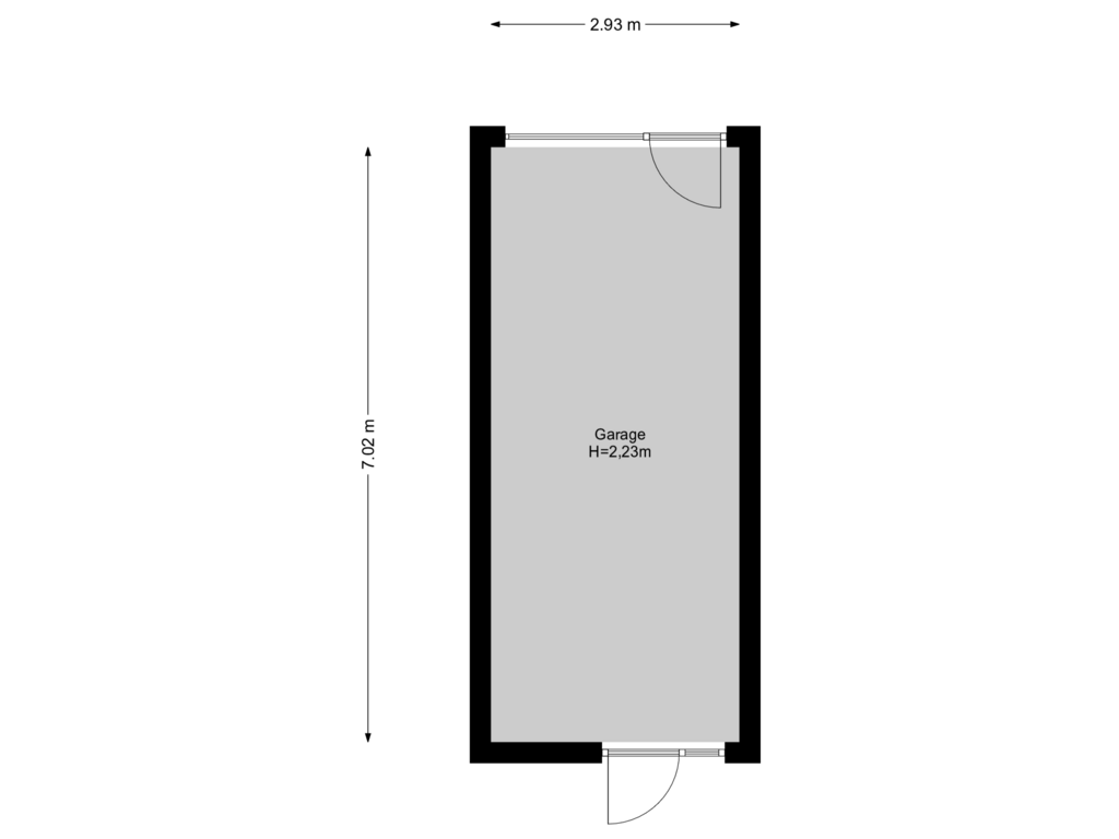 Bekijk plattegrond van Garage van Valkenkamp 21