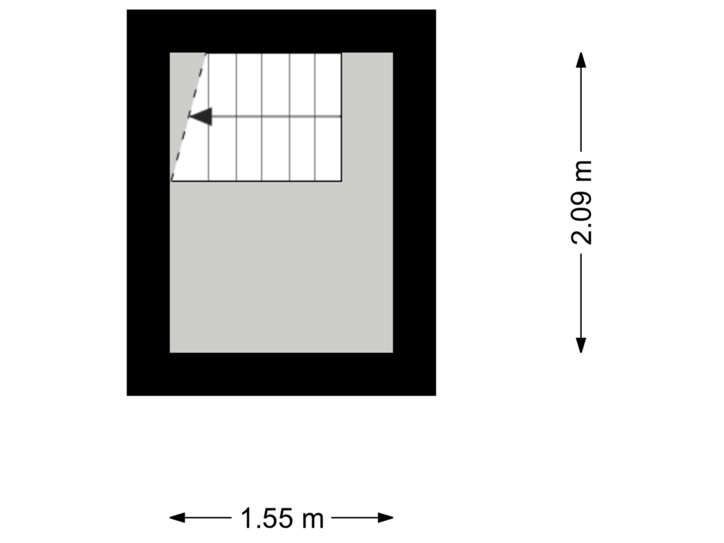 View floorplan of Kelder of Sloetsweg 5