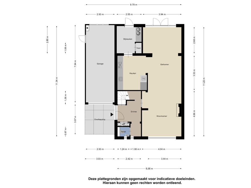 Bekijk plattegrond van Begane Grond van Rozendael 61