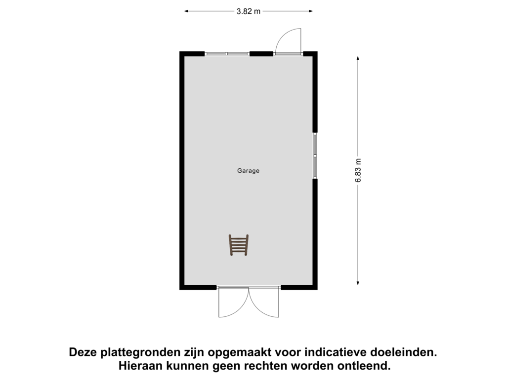 Bekijk plattegrond van Garage van Descartesstraat 9