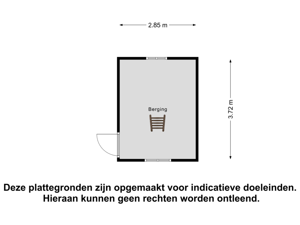 Bekijk plattegrond van Berging van Descartesstraat 9