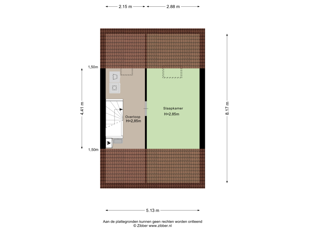 Bekijk plattegrond van Tweede Verdieping van Sikkel 4