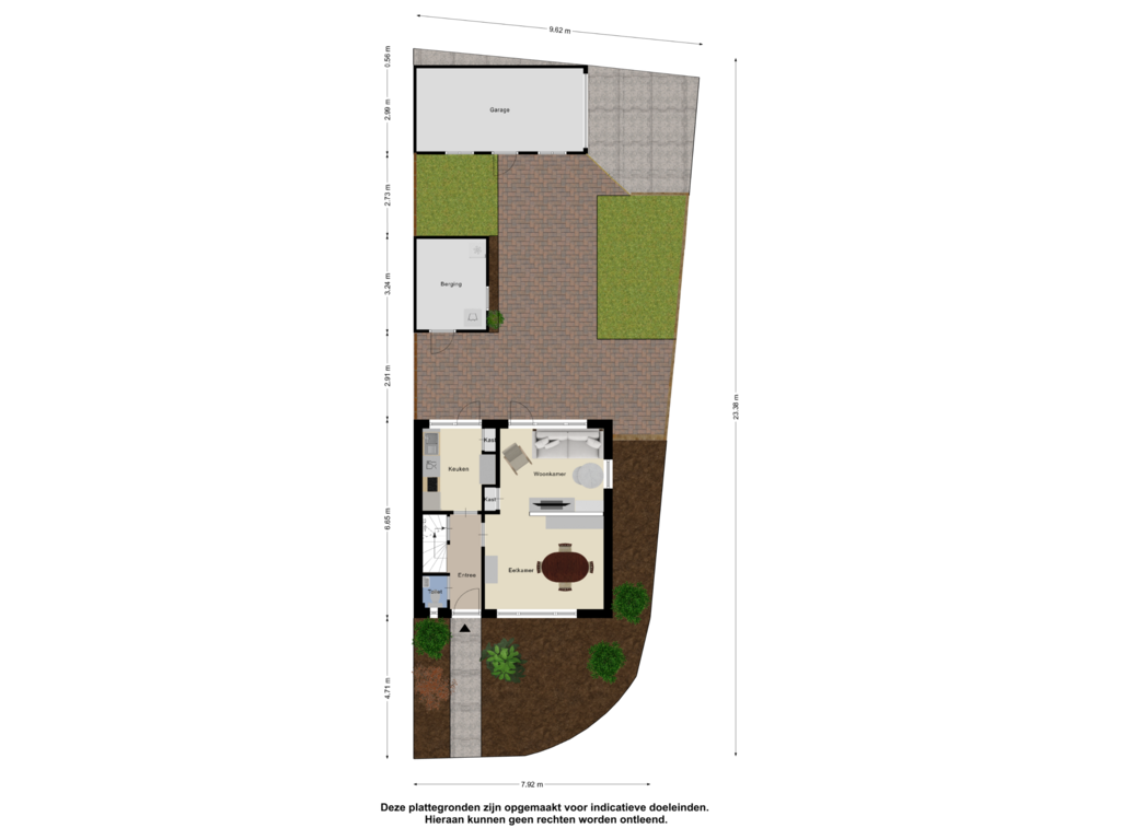 View floorplan of Begane Grond - Tuin of Matthijs Kiersstraat 25