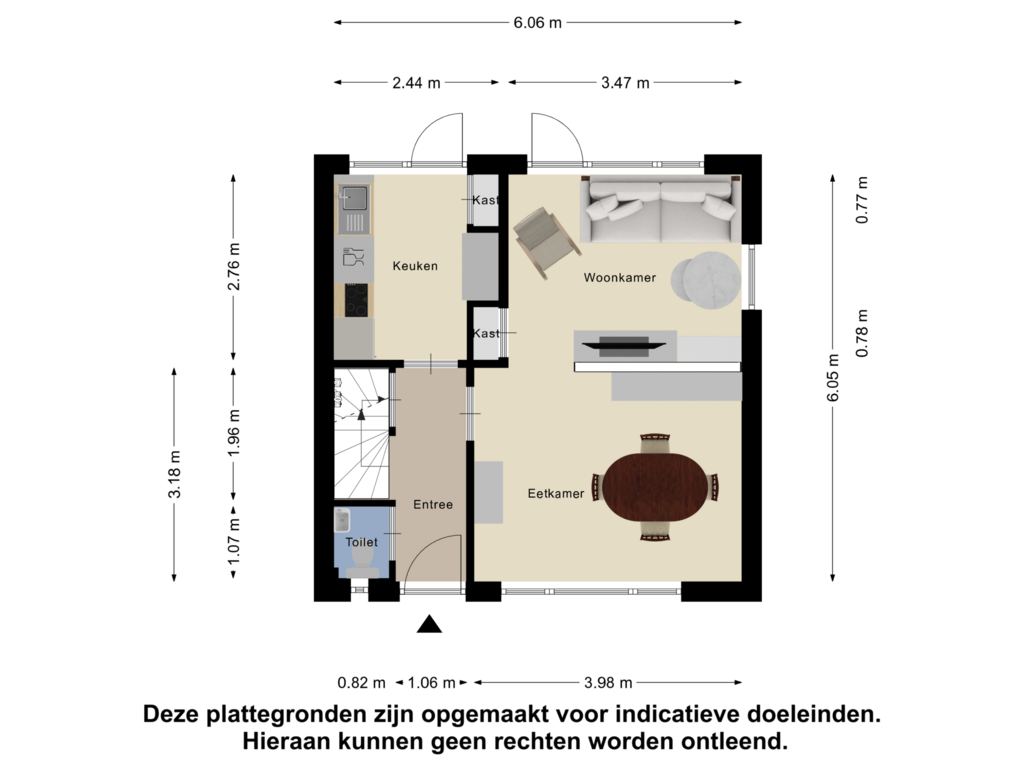 View floorplan of Begane Grond of Matthijs Kiersstraat 25