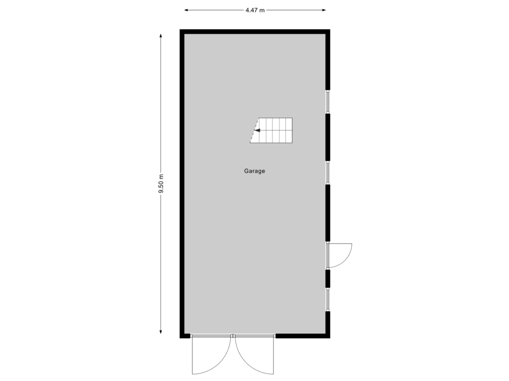 Bekijk plattegrond van Garage van 't Holweg 19