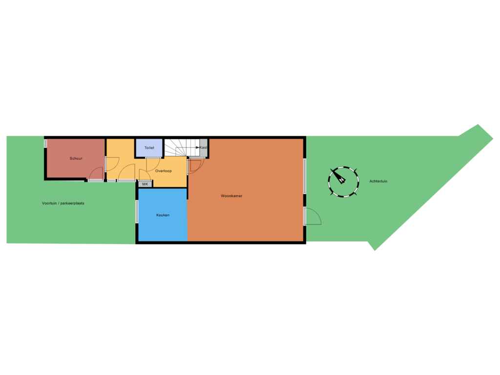 Bekijk plattegrond van Parterre met tuin van Lieskamp 5