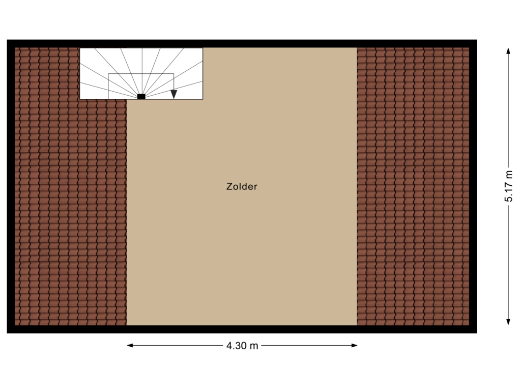 Bekijk plattegrond van Zolder van Lieskamp 5