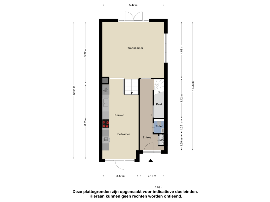 View floorplan of Begane Grond of Desertosingel 65