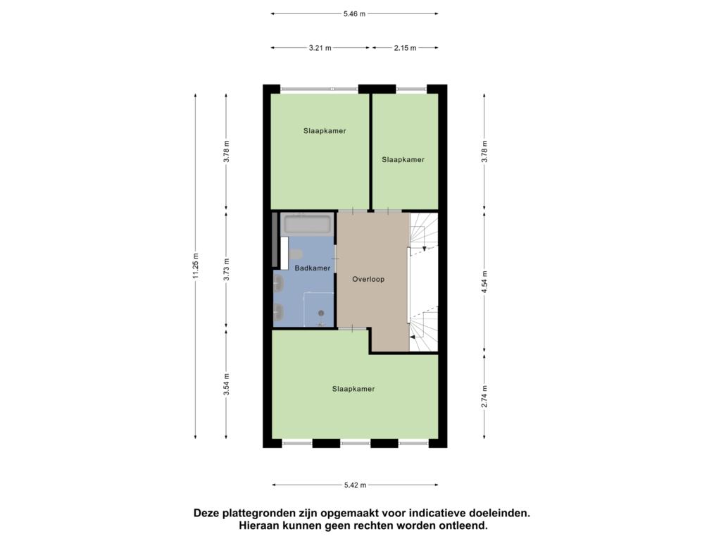 View floorplan of Eerste Verdieping of Desertosingel 65