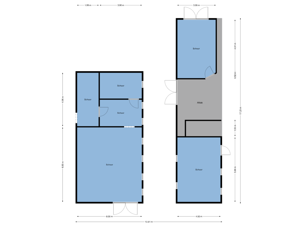 Bekijk plattegrond van Schuren van Aaltenseweg 92