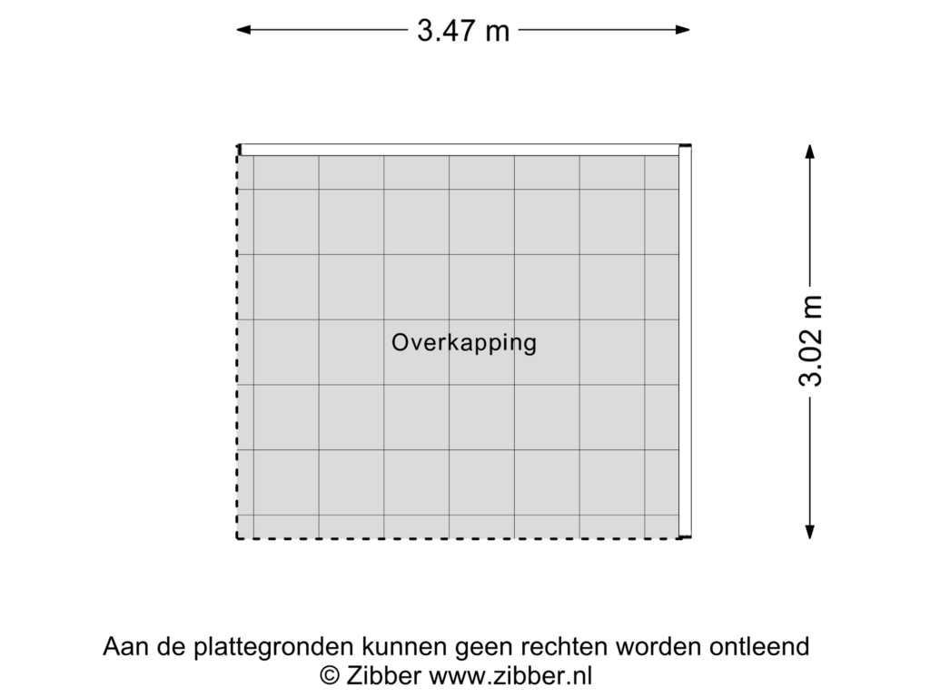 View floorplan of Overkapping of Swartenhondtstraat 5