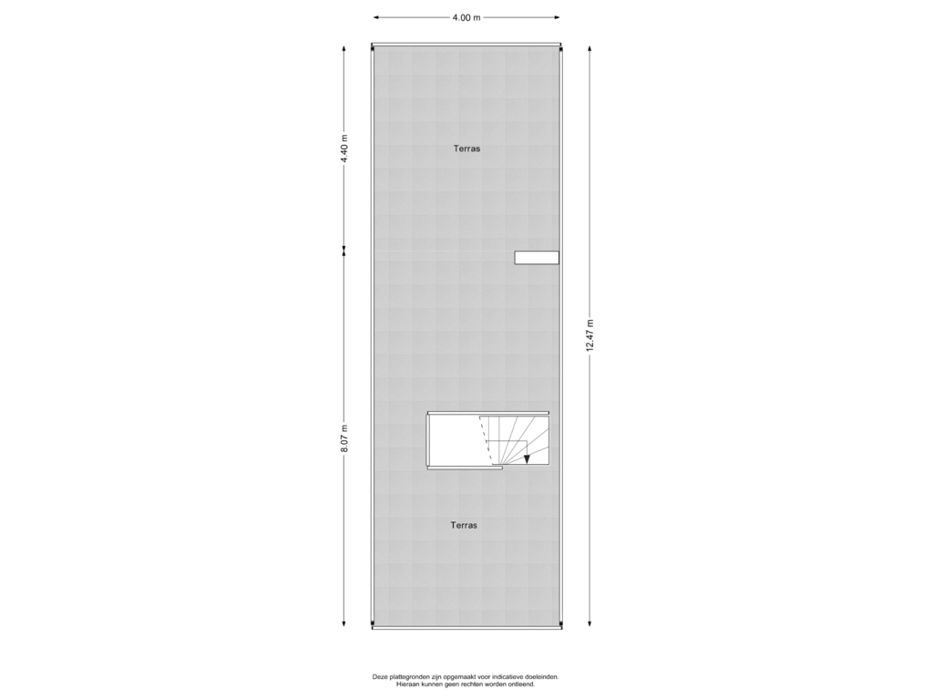 View floorplan of Vijftiende verdieping of Claus Sluterweg 249