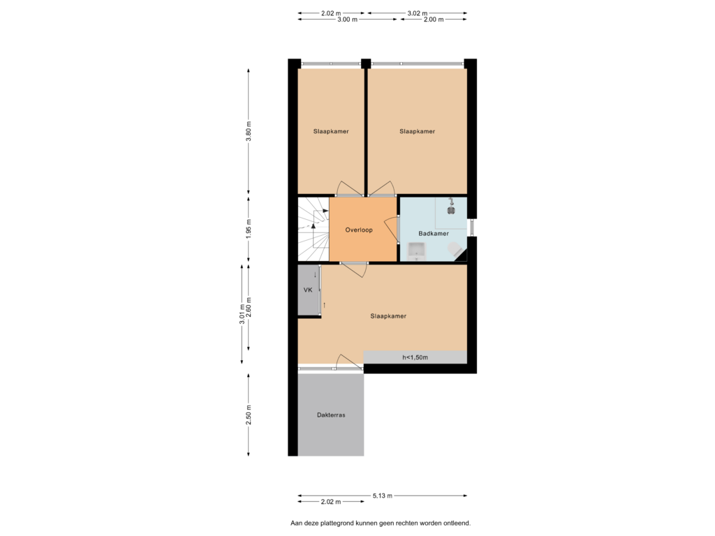 Bekijk plattegrond van Eerste verdieping van Knoppertkamp 31