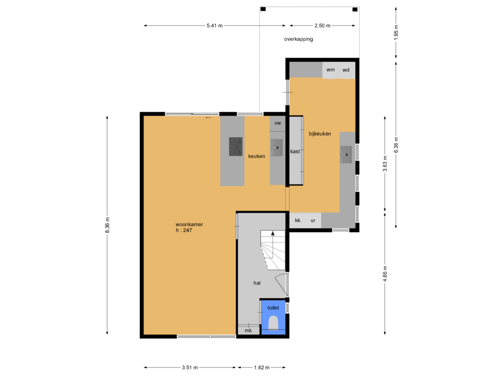 Bekijk plattegrond van begane grond van Gageldonk 29