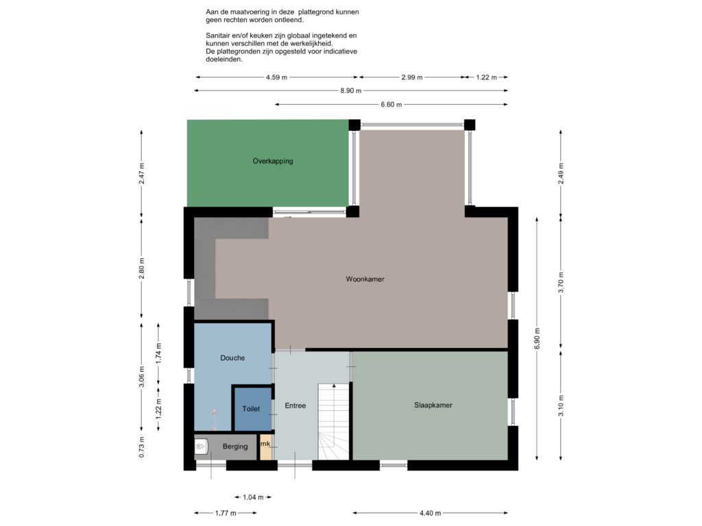 View floorplan of Begane grond of Noordzeepark-Oosterplaat 26