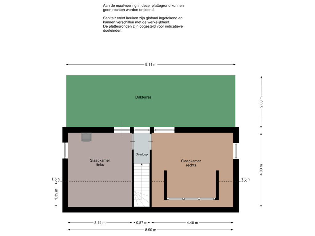 View floorplan of Eerste verdieping of Noordzeepark-Oosterplaat 26